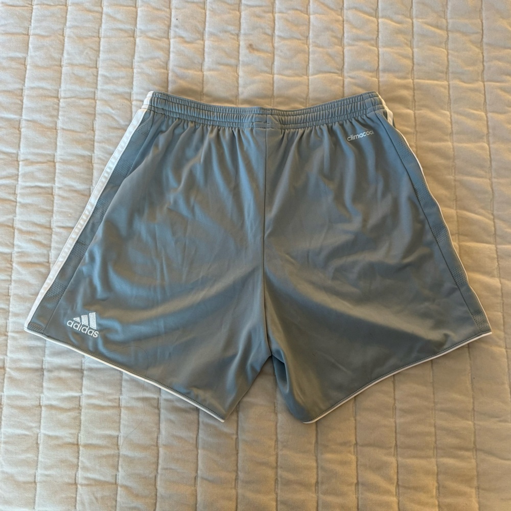 Adidas Light Blue Stripe Shorts